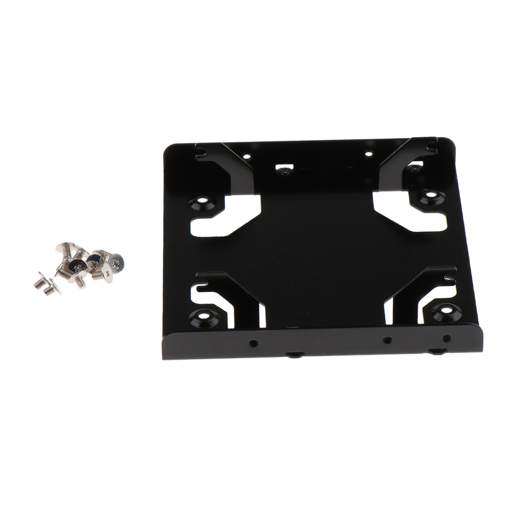 2.5 Inch HDD/SSD to 3.5 Inch Dual Internal Hard Disk Drive Mounting Kit Bracket