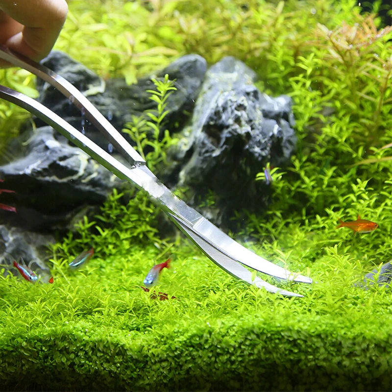 Aquarium Gereedschap Set Schaar Pincet Planten Golf Schaar Gras Roestvrij Reinigingsgereedschap Aquarium Schoppen Aquarium Accessoires