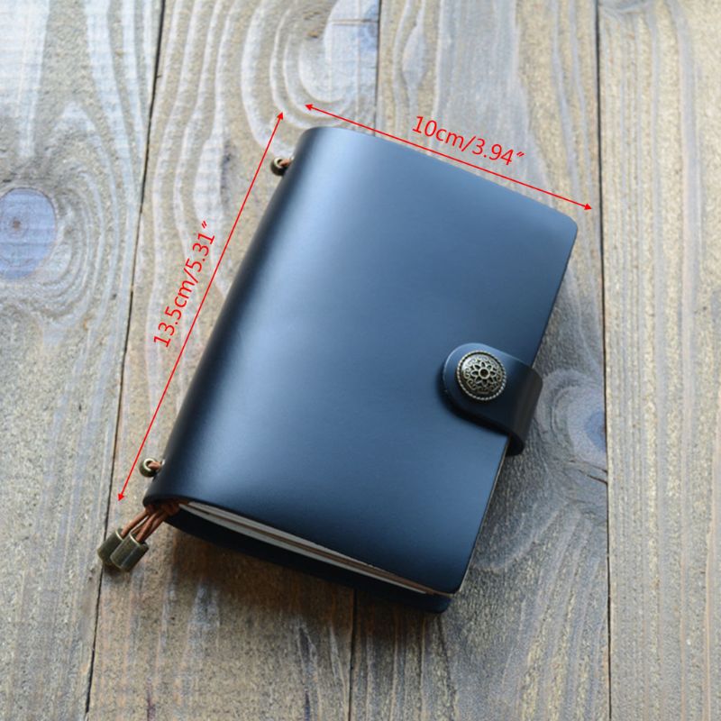 Vintage Leather Travel Journal Notebook Diary Embossed Press Notepad Sketchbook P9YA