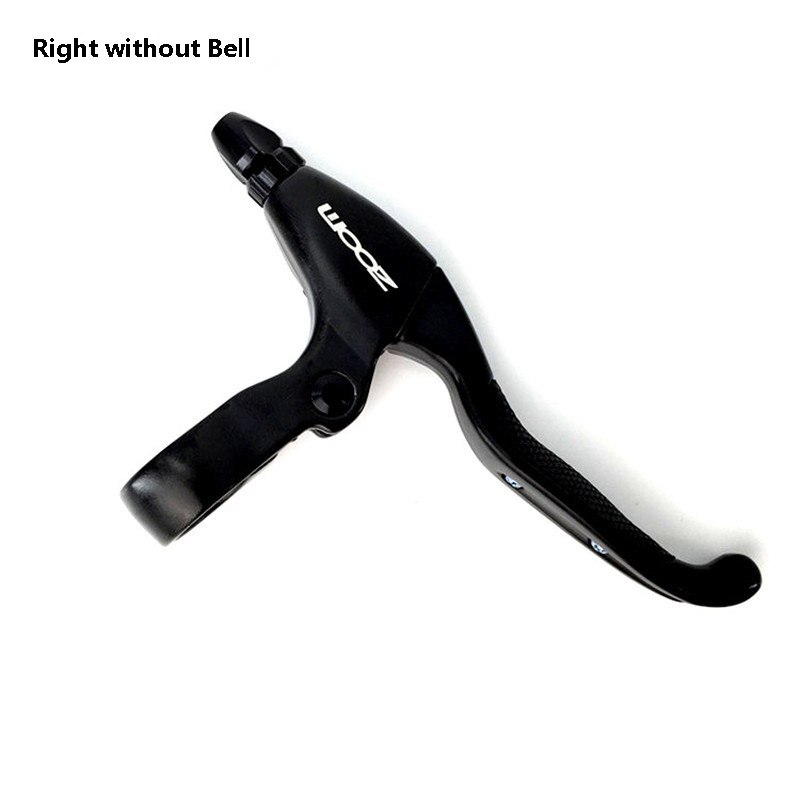 ZOOM MTB V-brake Disc Brakes Aluminum Alloy Disc Brakes Lever with Bell Mountain Bike Bicycle Brake Handle Crank Ring: right no bell