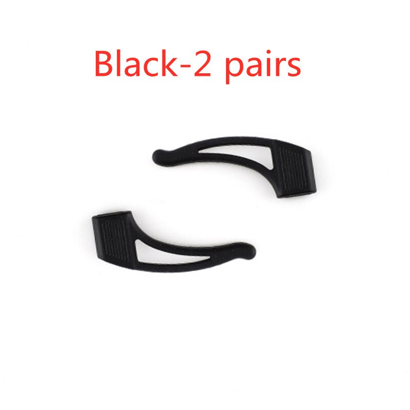 1 Paar Effen Kleur Siliconen Anti-Slip Brillen Houder Voor Kinderen Zonnebril Of Leesbril Oor Grip Haken 12 kleuren: A1