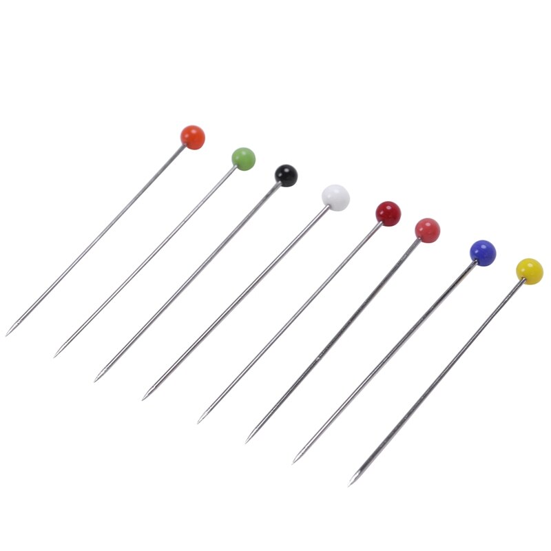 250 Pieces Sewing Pins Ball Glass Head Pins Straig... Grandado