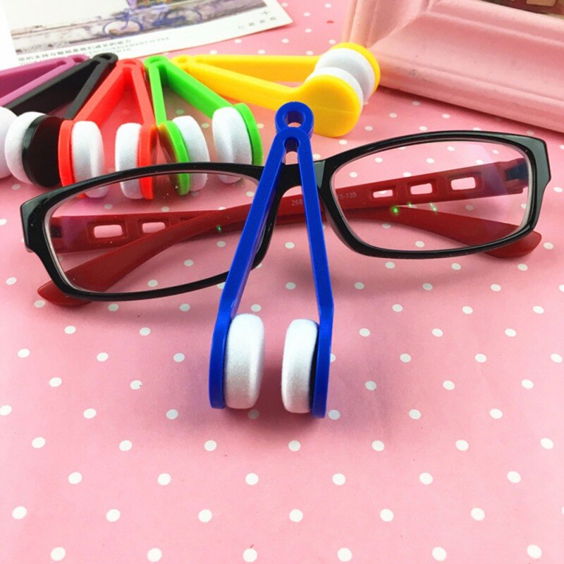 Auto tilbehør mini bærbare briller rengøring gnid mikrofiber renere feje briller rengøringsværktøj briller