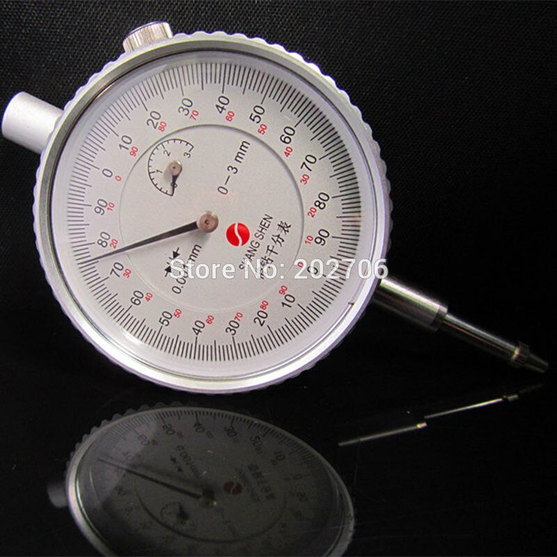 0-3mm 0.001mm micron dial indicator 3mm shockproof indicator dial indicator gauge