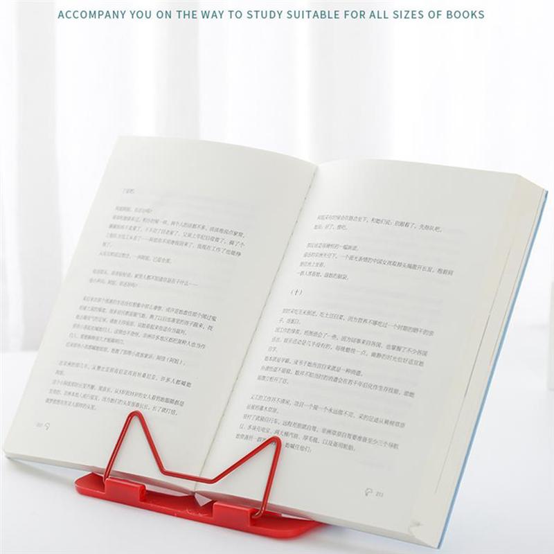 2 Stuks Eenvoudige Lezen Boek Plank Lezen Boek Beugel Hoek Verstelbare Boek Ondersteuning Multifunctionele Lezen Stand Voor Thuis studie