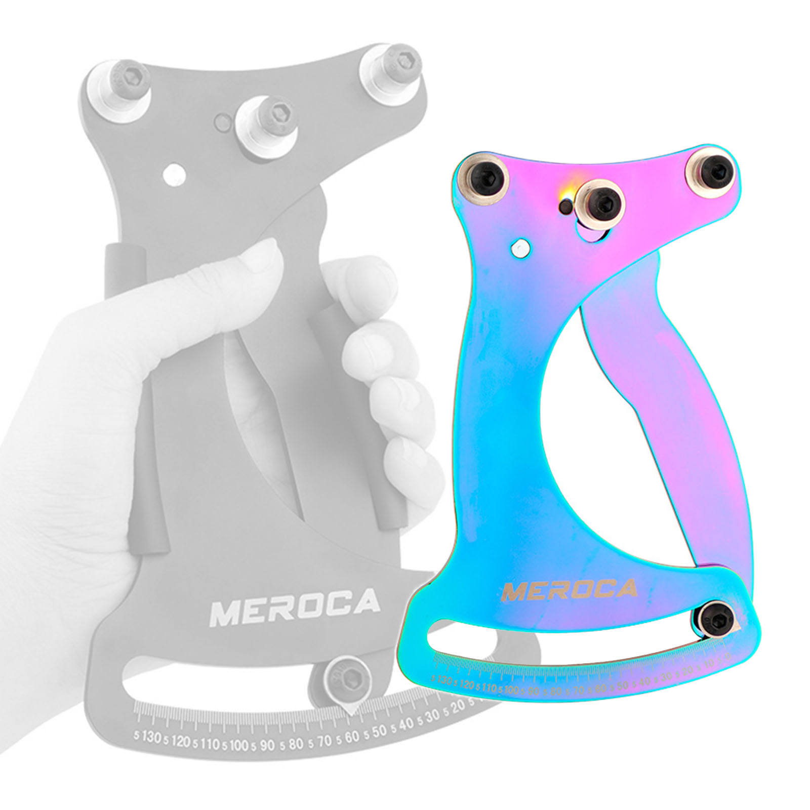 Tension Meter Tool Accessory Aluminum Alloy Metal Wheel Repair Bicycle Spoke Tension Meter for Calibration Cycling: Colorful