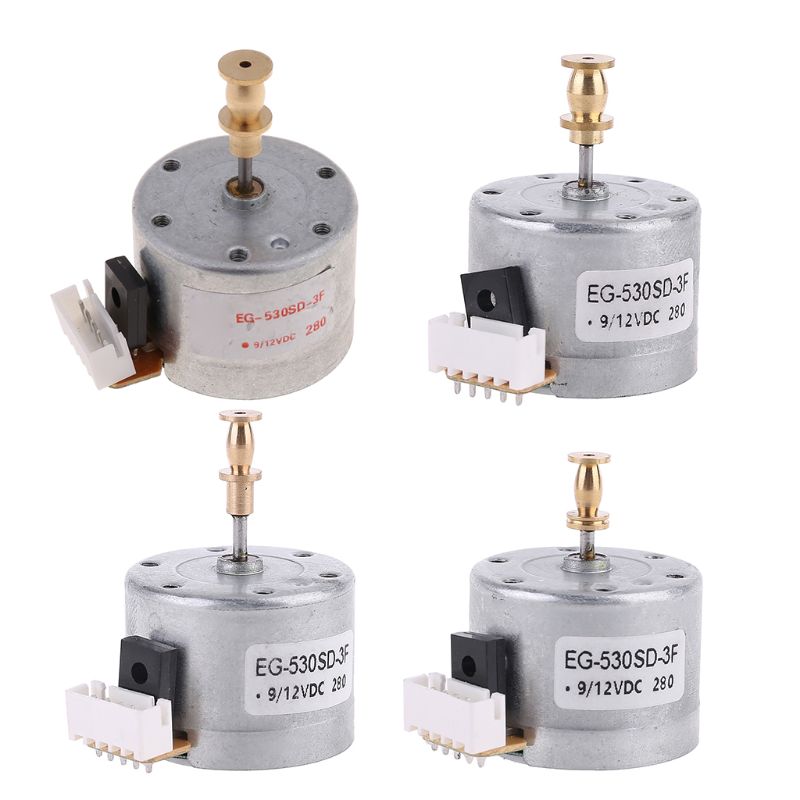 Motor giratorio de Metal para tocadiscos, de 3 velocidades EG530SD-3F, 33/45/78 RPM, 95AF, DC5-12V
