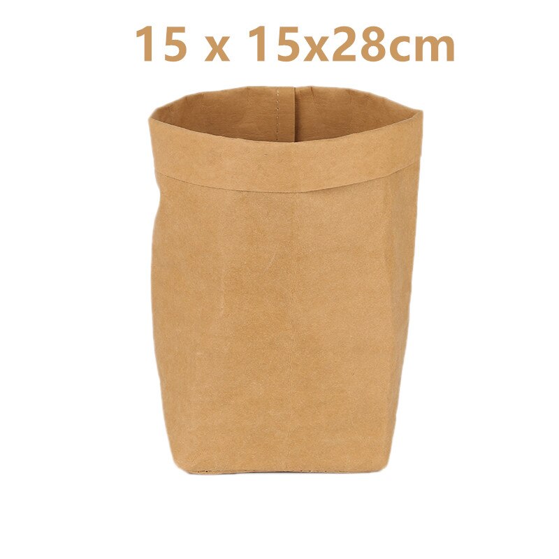 Maceta de Papel Kraft de tamaño múltiple para vivero, bolsa de cultivo de plantas, contenedor de difusión de plántulas, lavable, suministros para macetas de jardín, suculentas: 4