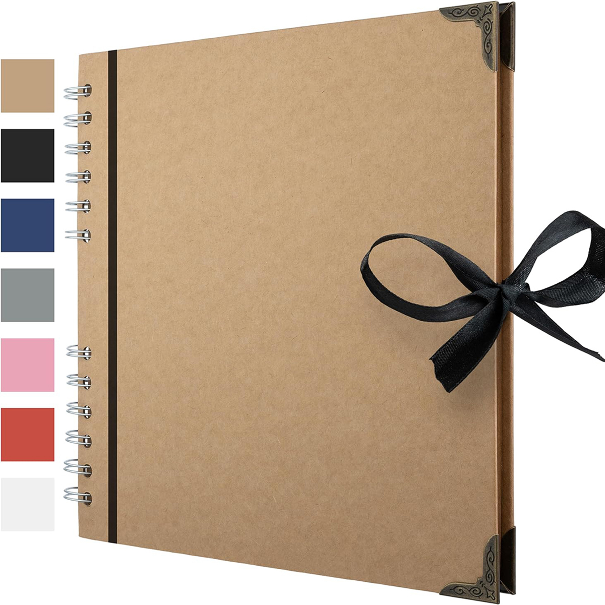 1-teiliges DIY-Bastelalbum, Scrapbooking, Papier, Bildalbum für Hochzeit, Jahrestag, , Fotoalben, Sammelalbum, Faltseite, DIY Albu: Gelb