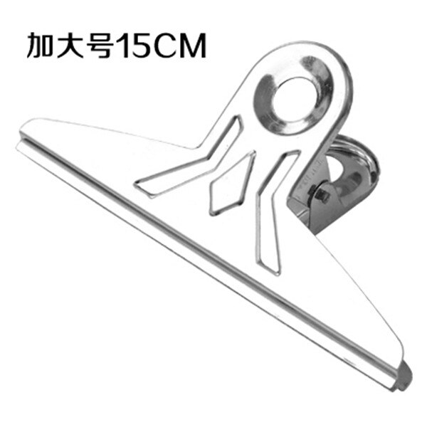 2 Stk/partij Rvs Map Ijzeren Klem Paperclip Zwaluwstaart Clips Kantoorbenodigdheden Hebben Kleine En Grote Maat: 5