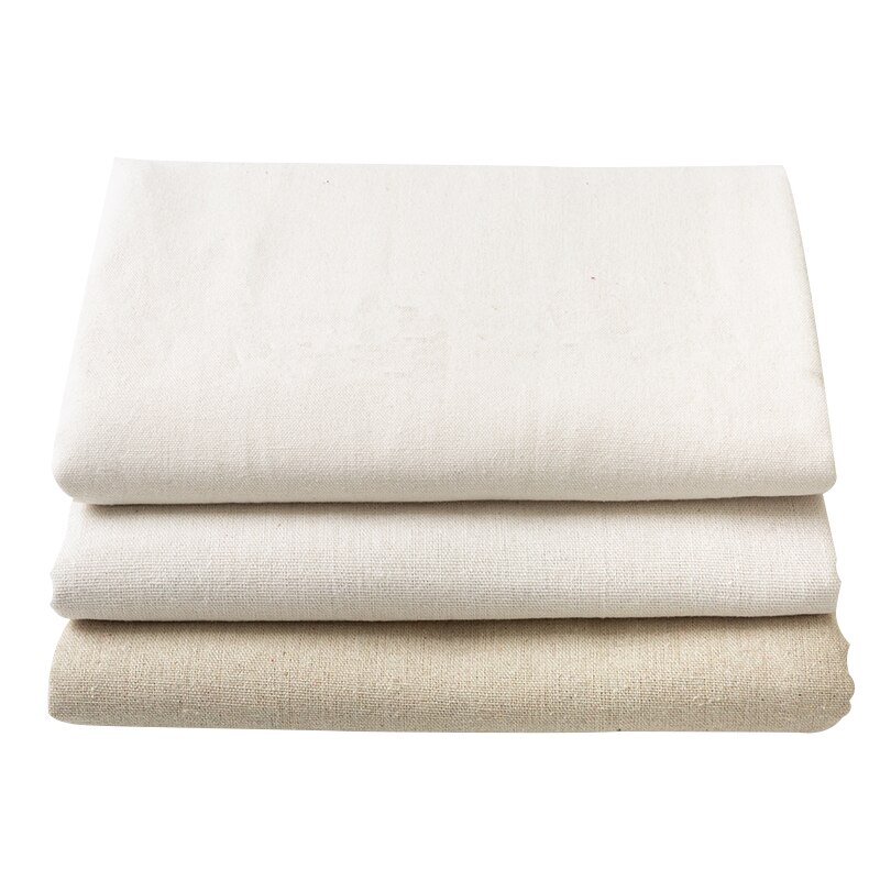 25x155cm Raw Cloth Faux Linen Fabric Rough Cotton Fabric For Embroidery Sewing Storage Bag and Background Material