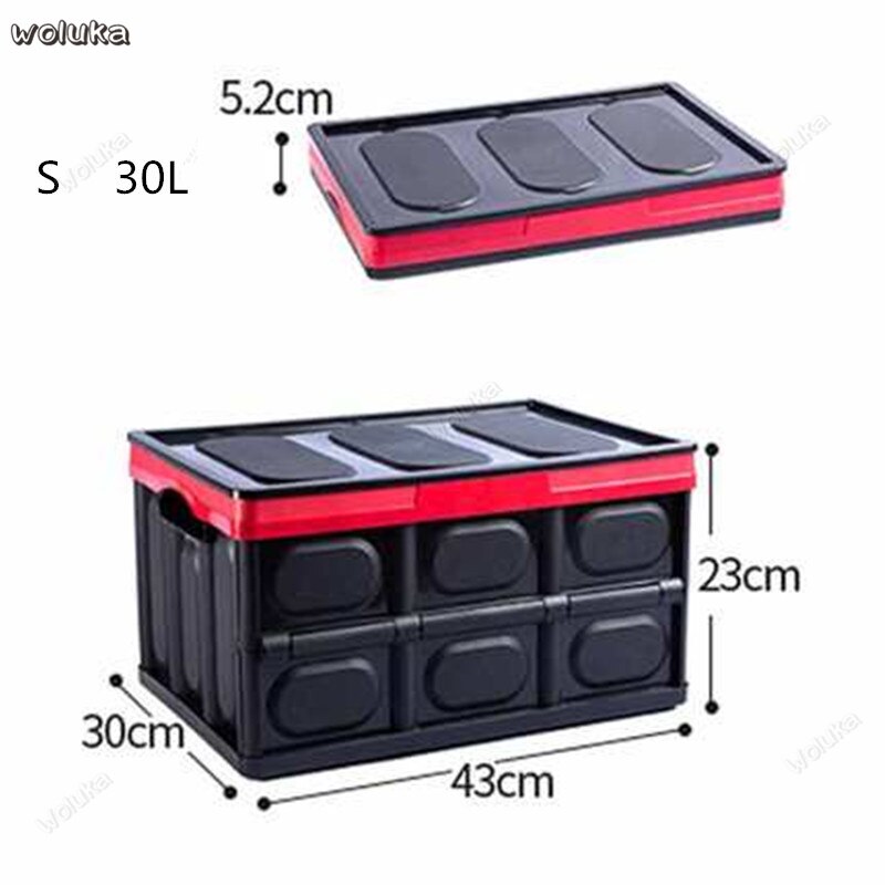 Car trunk storage box folding car storage box multi-function car storage box car supplies storage box CD50 Q04: A