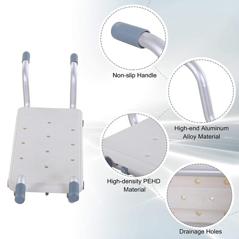 Non Slip Bad Stoel Opgeschort Bench Aid Badkamer En Douche Stoel Geen Terug Stoel Hoogte Verstelbare Non Slip Hwc