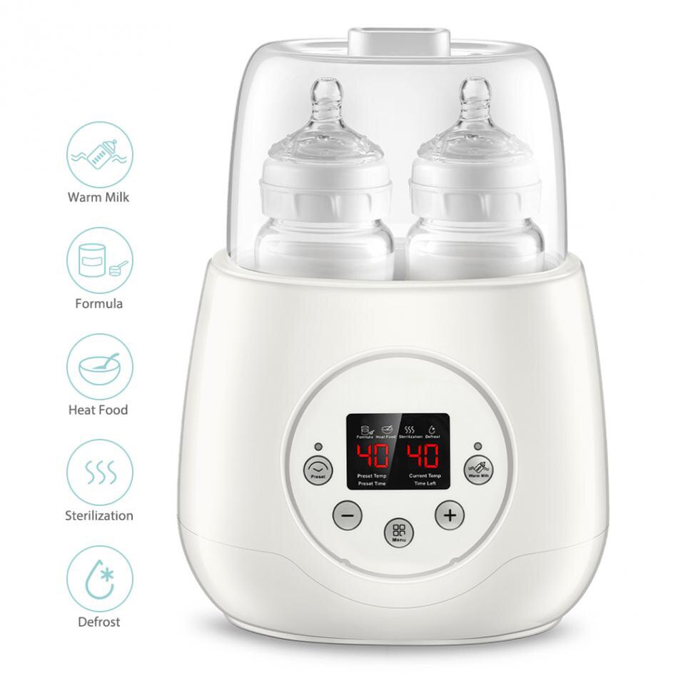Dubbele Baby Zuigfles Warmer Heater babyvoeding Warm Universal Fles Sterilisator Marm Melk Elektrische Warmer Melk Voedsel