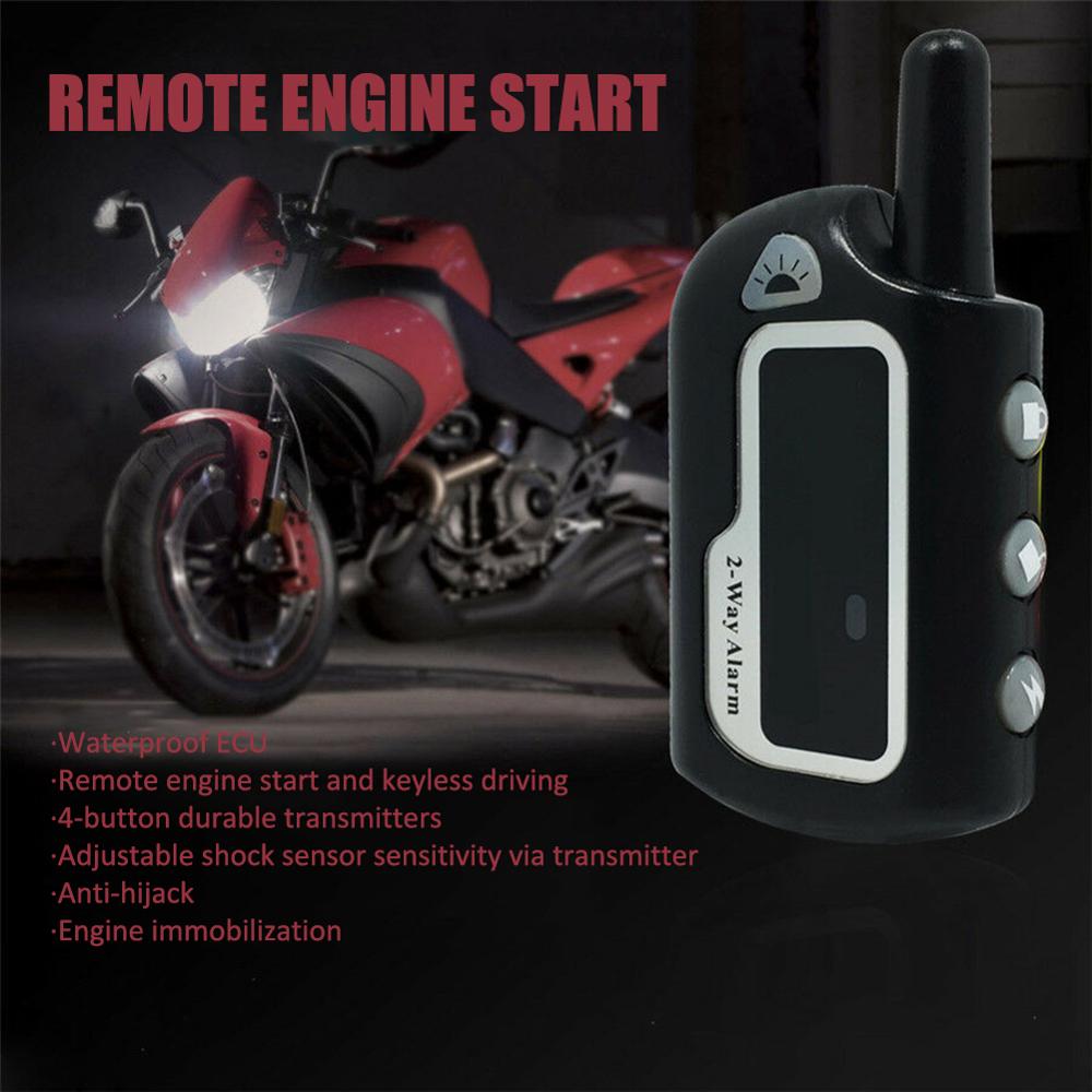 Twee Weg Alarm Motorfiets Scooter Security 2 Way Alarm Afstandsbediening Motor Start Trillingen Alarm Lock Systeem 125dB