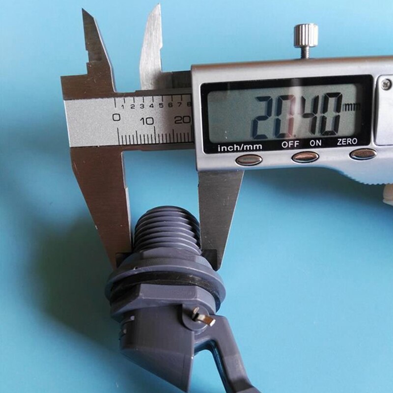 Portable Float Ball Valve Shut Off 1/2 Inch White Plastic Water Control Switch For Automatic Fill Replacement Parts