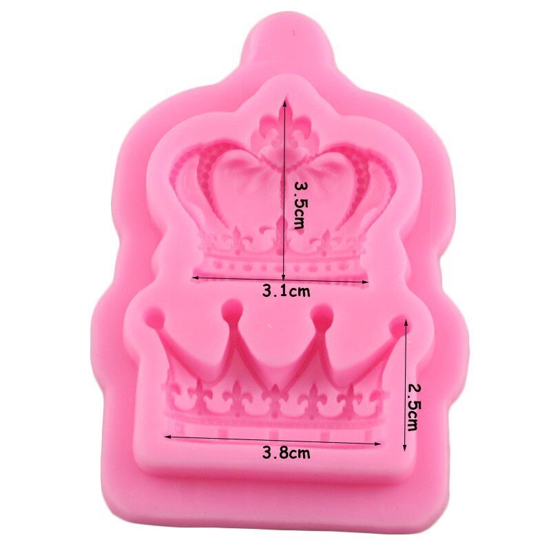 Princess Crown Silicone Cake Mold For Candy Chocolate Jelly Baking Mould Sugarcraft Cupcake Topper Fondant Cake Decorating Tools