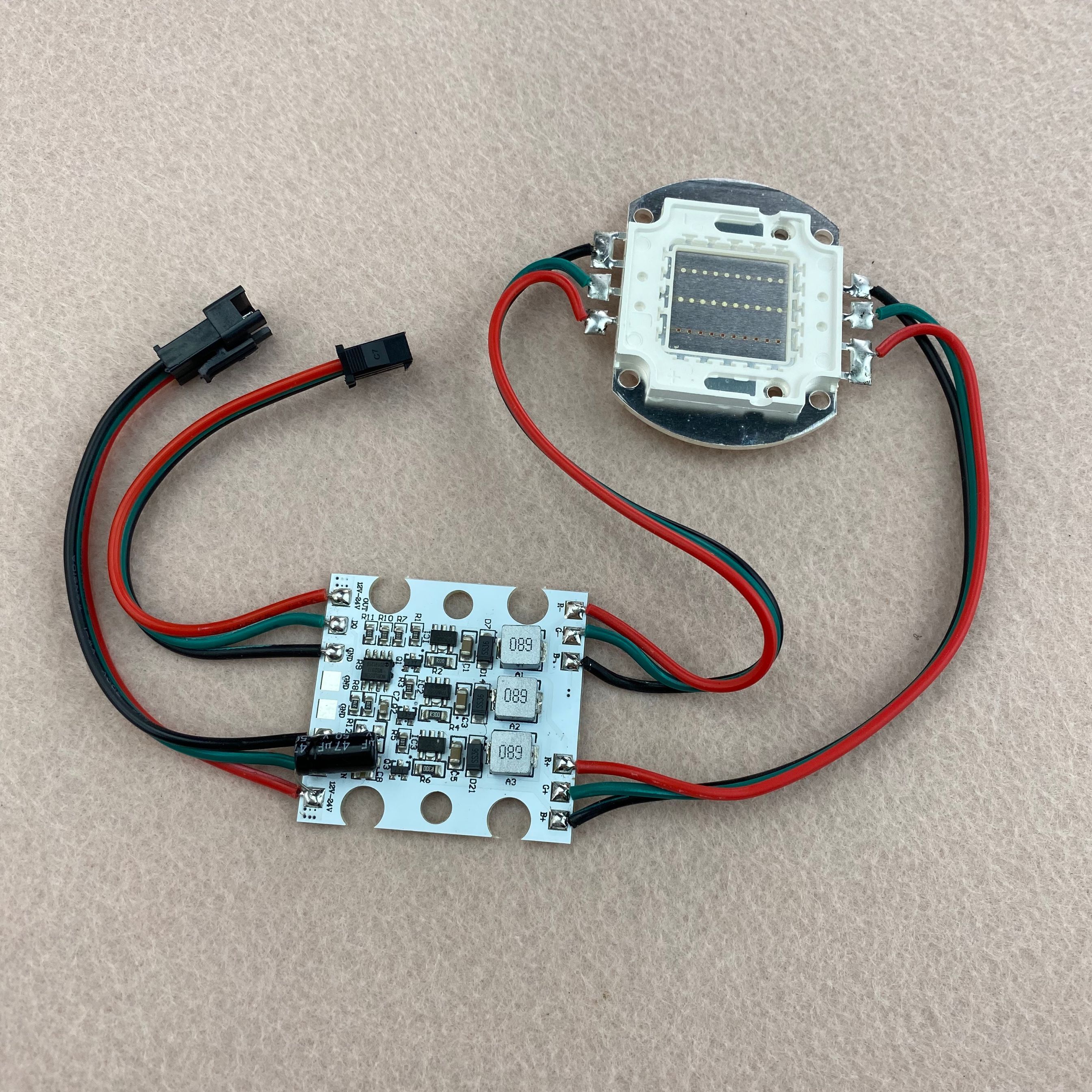 12V 30W high power WS2811 controlled led pixel module;addressable RGB full color