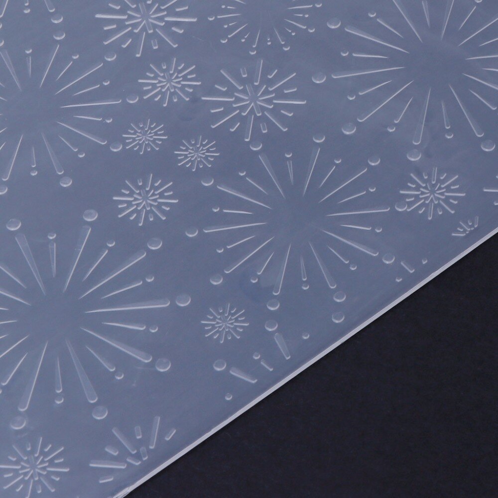 Plastic Embossing Folder Template for DIY Scrapbook Photo Album Card Paper Craft Christmas Snowflake-S001