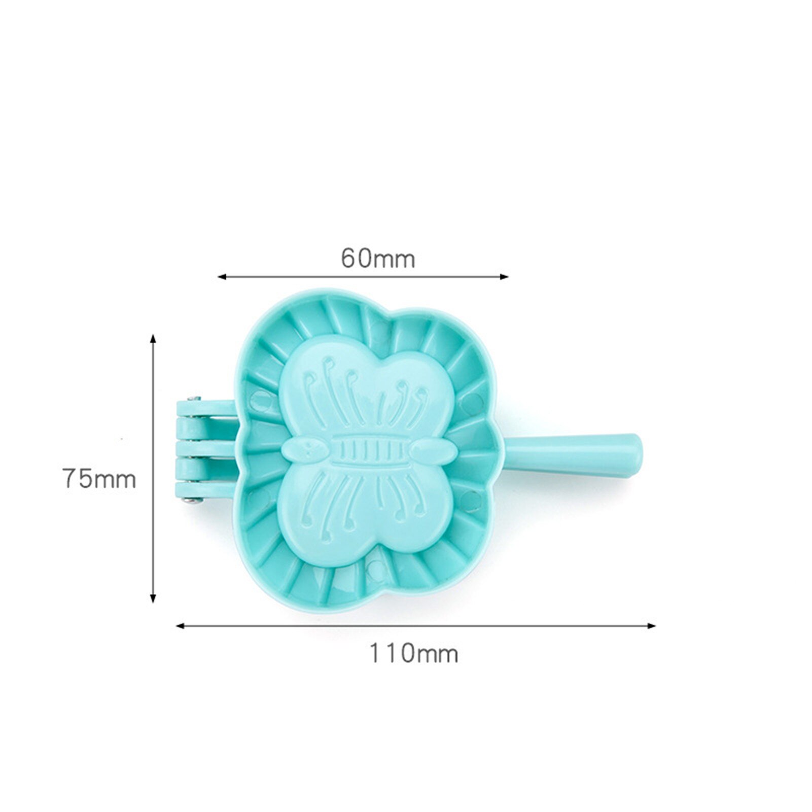 Heart Butterfly Dumpling Mold Maker DIY Dough Household Kitchen Baking Gadgets Chinese Food Jiaozi Maker Kitchen Pastry Tool: Butterfly S