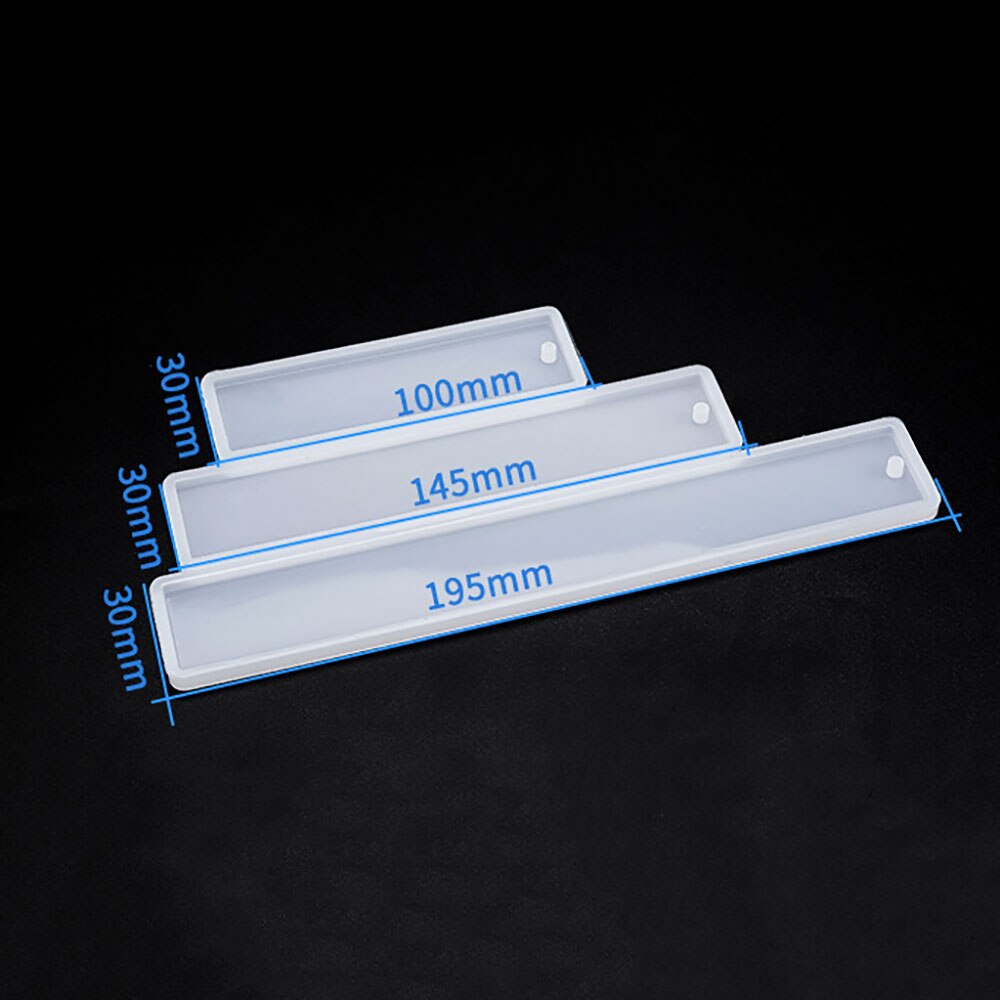 Silikon Quaddel Rechteck Silikon Lesezeichen bilden DIY Lesezeichen Formenbau Epoxid Harz Schmuck DIY Handwerk Silikon transparent bilden