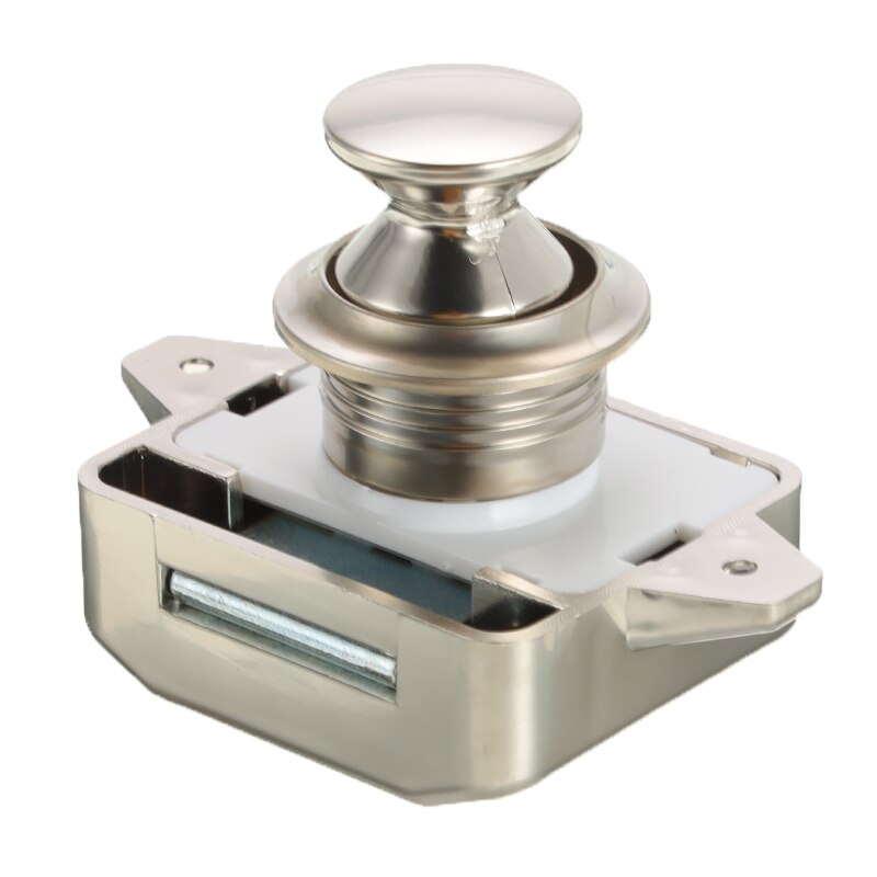 1 Set Universele Camper Auto Push Lock Rv Caravan Boot Hardware Kast Deurknop Home Mini Lade Klink Knop Sloten
