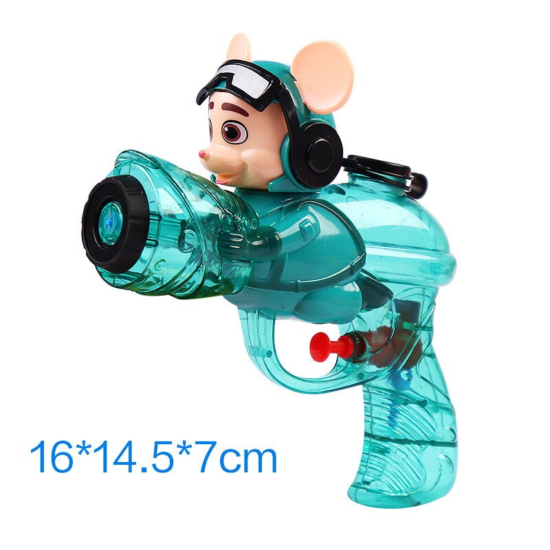 Children Beach Toy Boys and Baby Water Play with Water Outdoor Bath Swimming Cartoon Piggy  Water: Mouse Gun Green