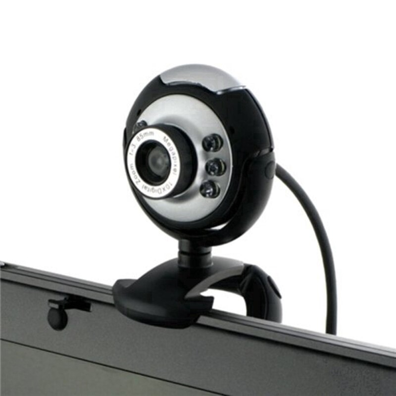 360° USB Web Cam Camera Webcam with Microphone For Computer PC Laptop Desktop