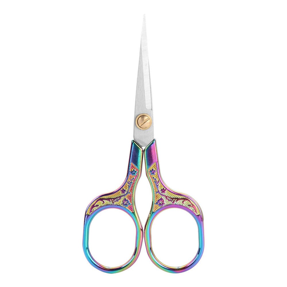 Europese Retro Gouden Schaar Classic Craft Rvs Naaien Tailor Schaar Naaien Stof Cutter: Multicolor