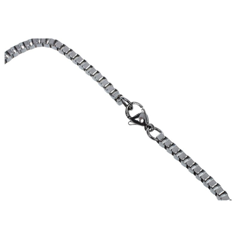 Silver 316L Stainless Steel Inverted Cross Titanium steel Pendant Necklace Lucifer Satan Vintage Punk Jewelry