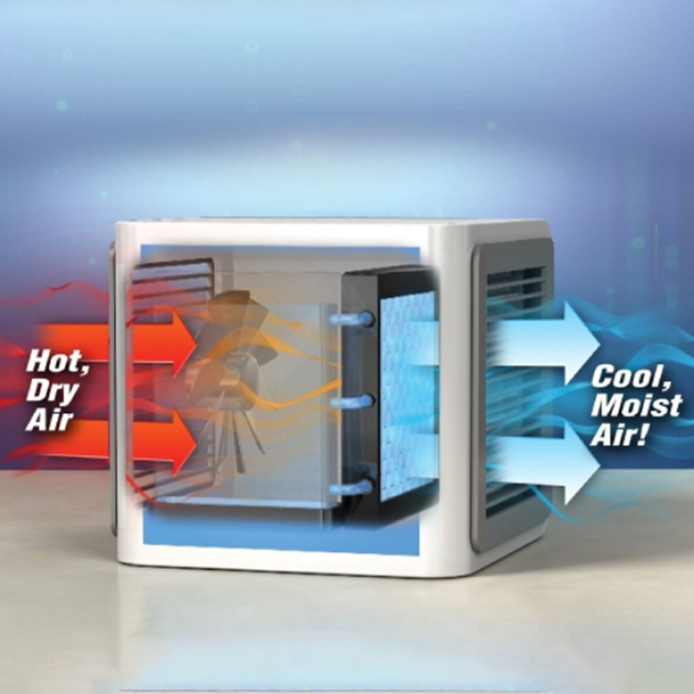 Klimaanlæg ventilator personlig plads fordampning luftkøler sump kølesystem ventilator køler klimaanlæg
