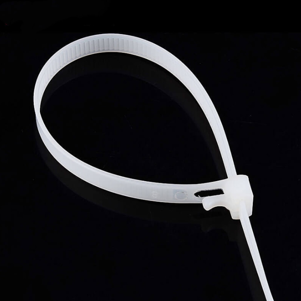 100Pcs Releasable Nylon Cable Ties reusable Zip Tie Strap 8*150/200/250/300/400mm