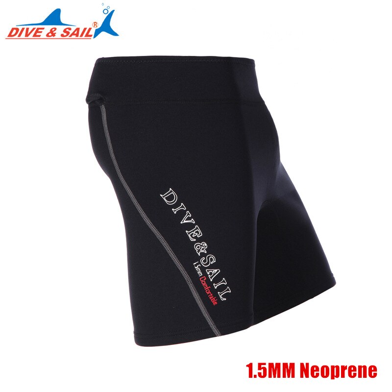 Dive &amp; Sail Mannen 3Mm Duiken Wetsuit Jassen Broek Lange Mouwen Duikpak Scuba Jump Surfen Snorkelen Wetsuits: just short pant1.5mm / Xxl