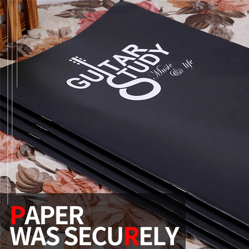 Blank Gitaar Akkoorden Tablatuur Praktijk Boek Guitarra vinger Oefening Zes Lijn Boek 24 Pagina 'S Dubbelzijdig Snaren Instrument Deel