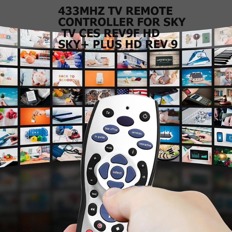 Telecomando Cancello Universale 433Mhz Tv Afstandsbediening Voor Sky Tv Ces REV9F Hd Sky + Plus Hd Rev 9
