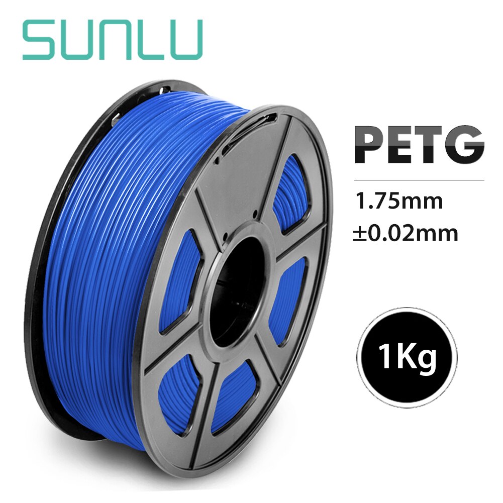 1.75mm petg-filament, het beste voor het printen van lampenhangers 100%  petg-filament zonder bubbels 3d printerfilament 1kg/2.2 lbs met spoel
