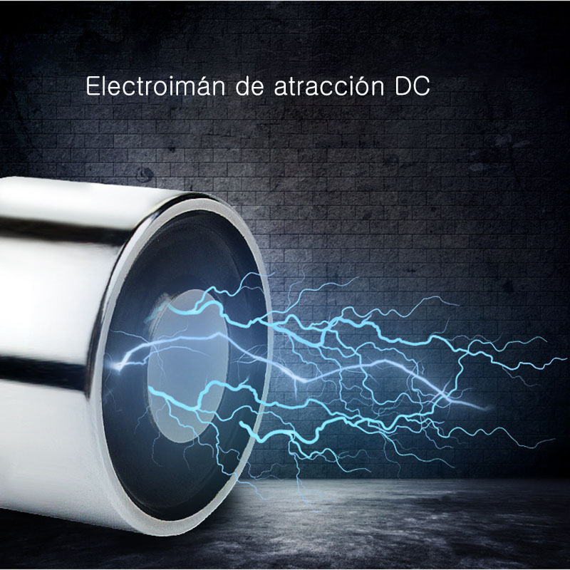 Succión 0,3 ~ 300KG electroimán fuerte electroimán solenoide DC 12v electroimán pequeño Electro 24V bobina eléctrica Imans