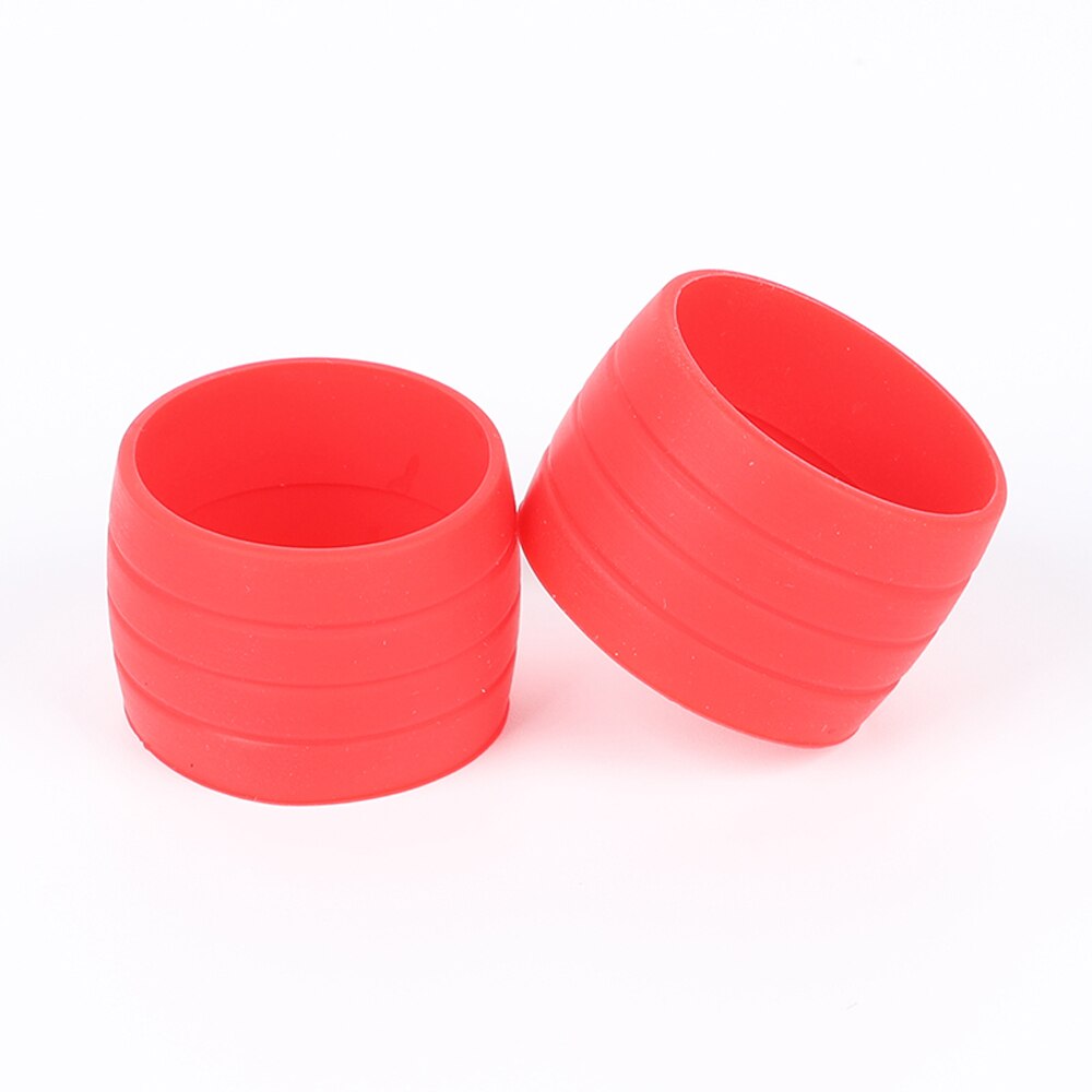 1 Paar Siliconen Plug Racefiets Stuur Fiets Stuur End Bar Tape Vaste Ringen Beveiligingen Mouwen Fietsen Accessoires: Red