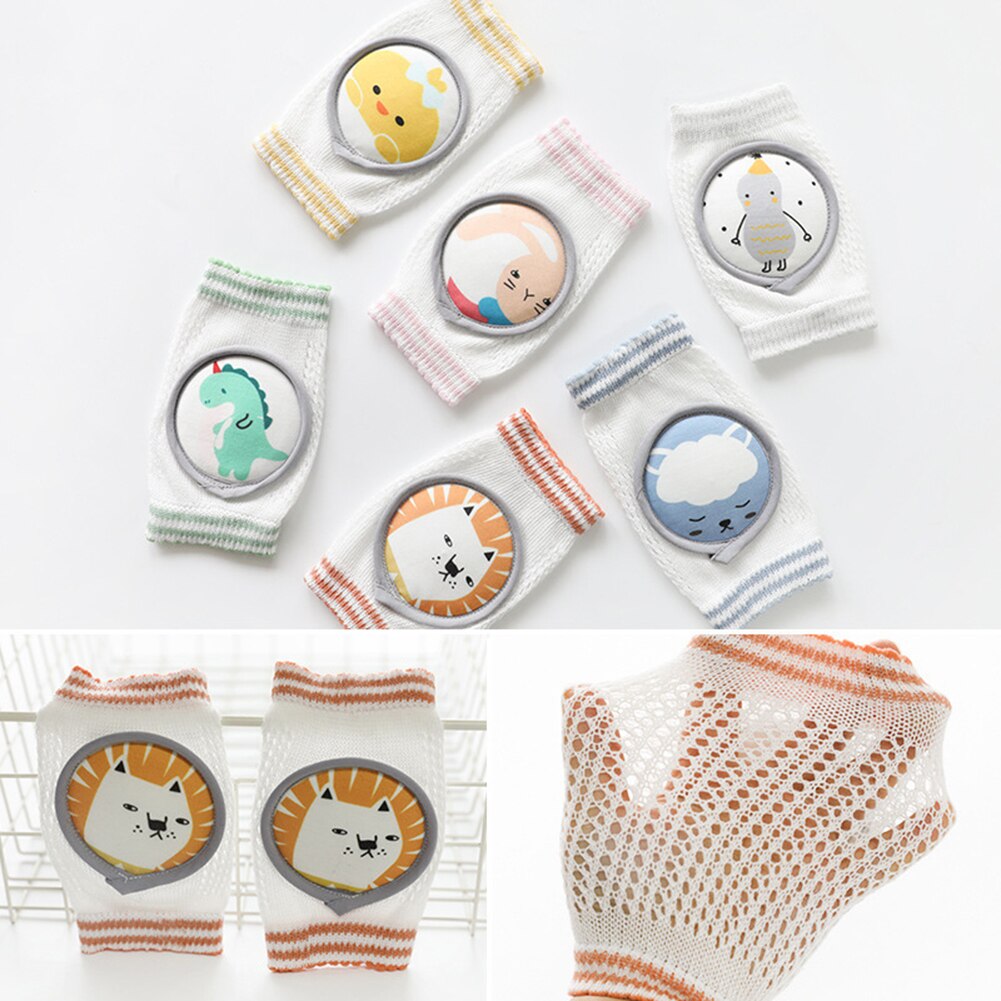 2 pcs Safety Baby Knee Pad Kids Safety Protector Crawling Elbow Cushion Infant Toddlers Knee Pad Anti-slip Winter Leg Warmers