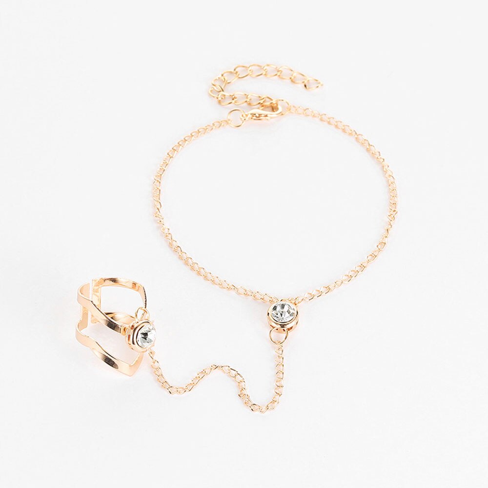 Conjunto de pulsera de hojas huecas para mujer, brazalete bohemio de Color dorado y plateado, accesorios de joyería para: 10349