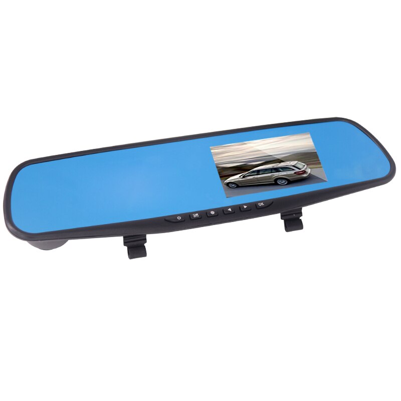 Full HD 1080p Dash Cam Car DVR Reverse Camera Auto 4.3 Inch Car Rear View Camera Mirror Digital Video Recorder Dual Lens