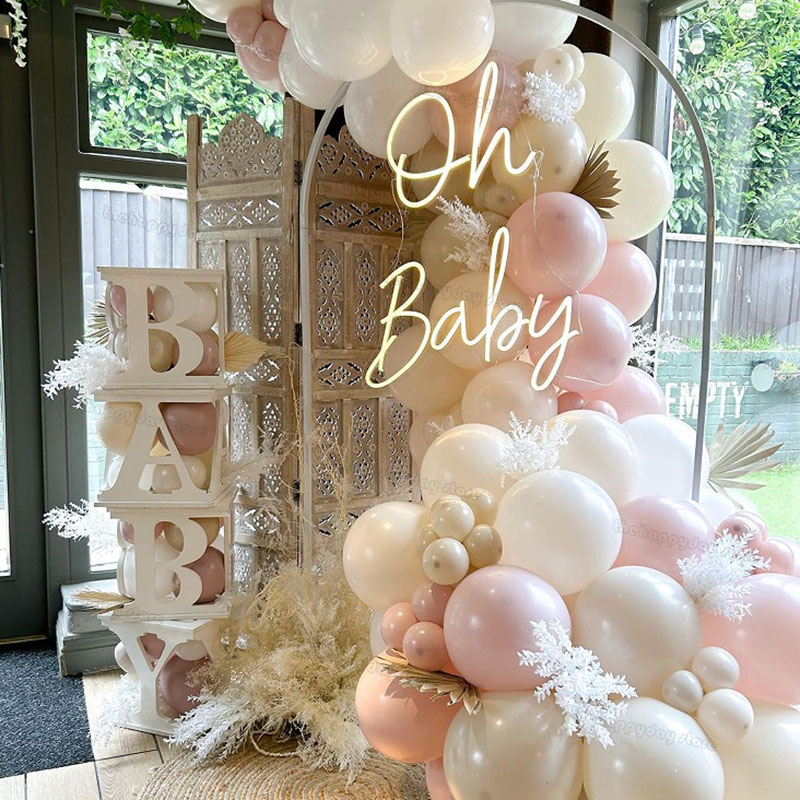 Holle Baby Letters Frame Stand Mozaïek Vullen Ballonnen Doos KT Board Alfabet DIY Brief Baby Douche EEN Verjaardagsfeestje Decor