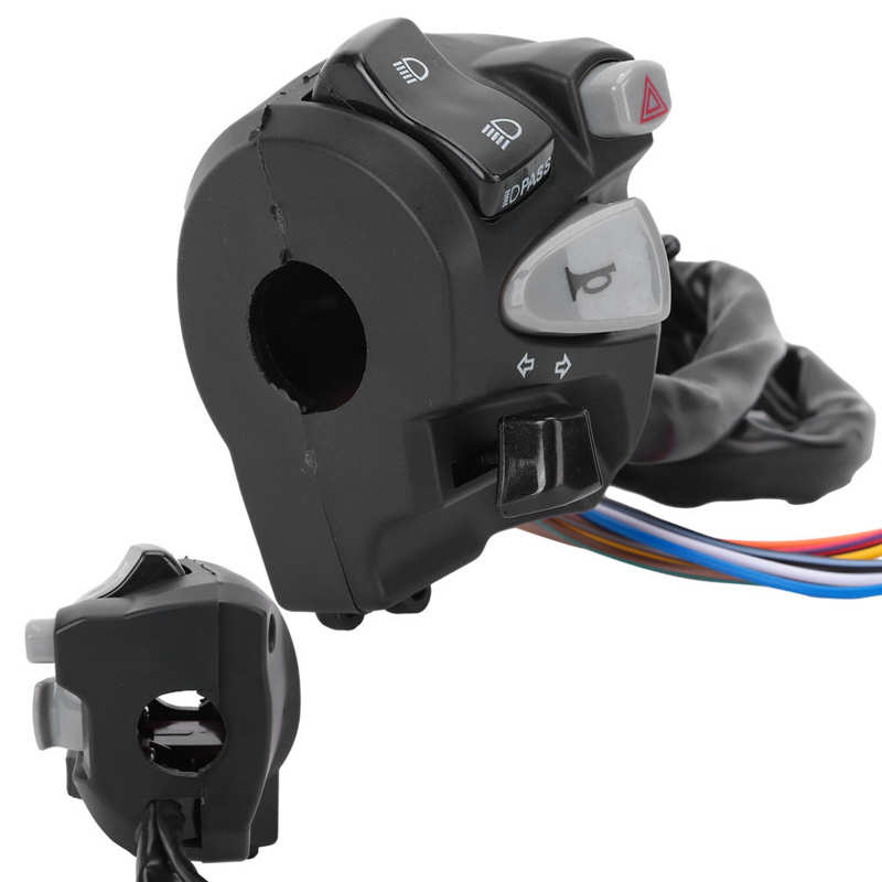22mm Handlebar Switch Low/High Beam Control Button Replacement for Honda MSX SF 125