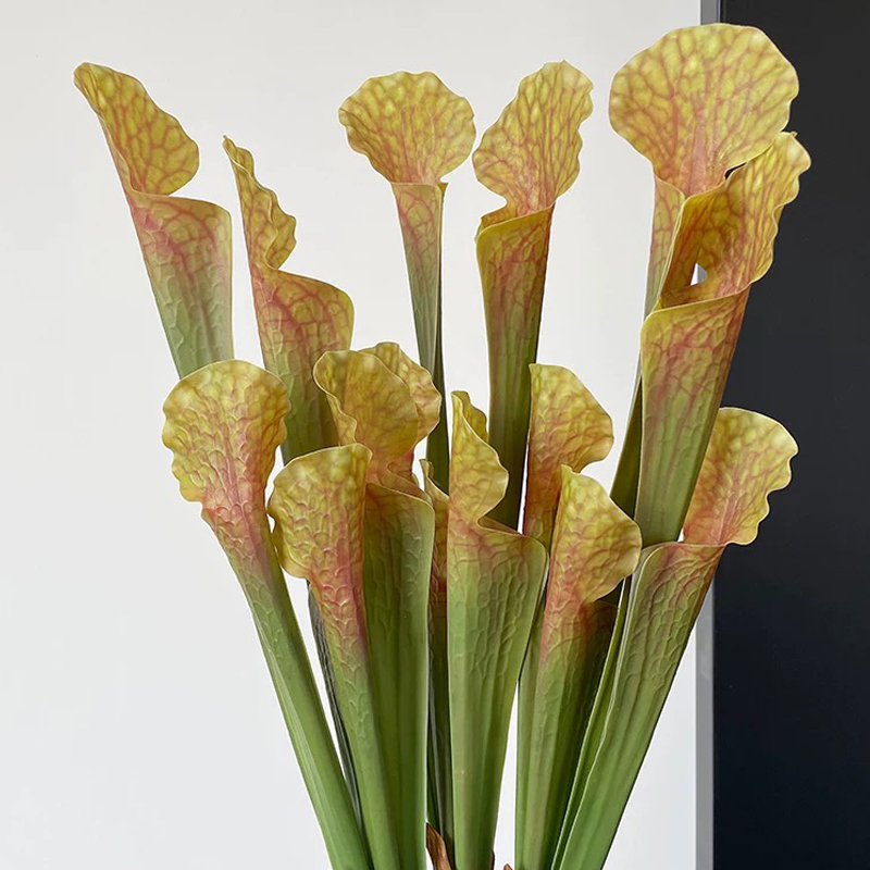 Jarra artificial de plástico planta decorativa falso vegetação decoração para casa loja janela exibe atmosfera natural planta artificial