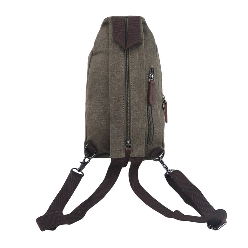 Universele canvas schoudertas kleine rugzak retro heren dames outdoor reizen bergbeklimmen grote capaciteit rugzak