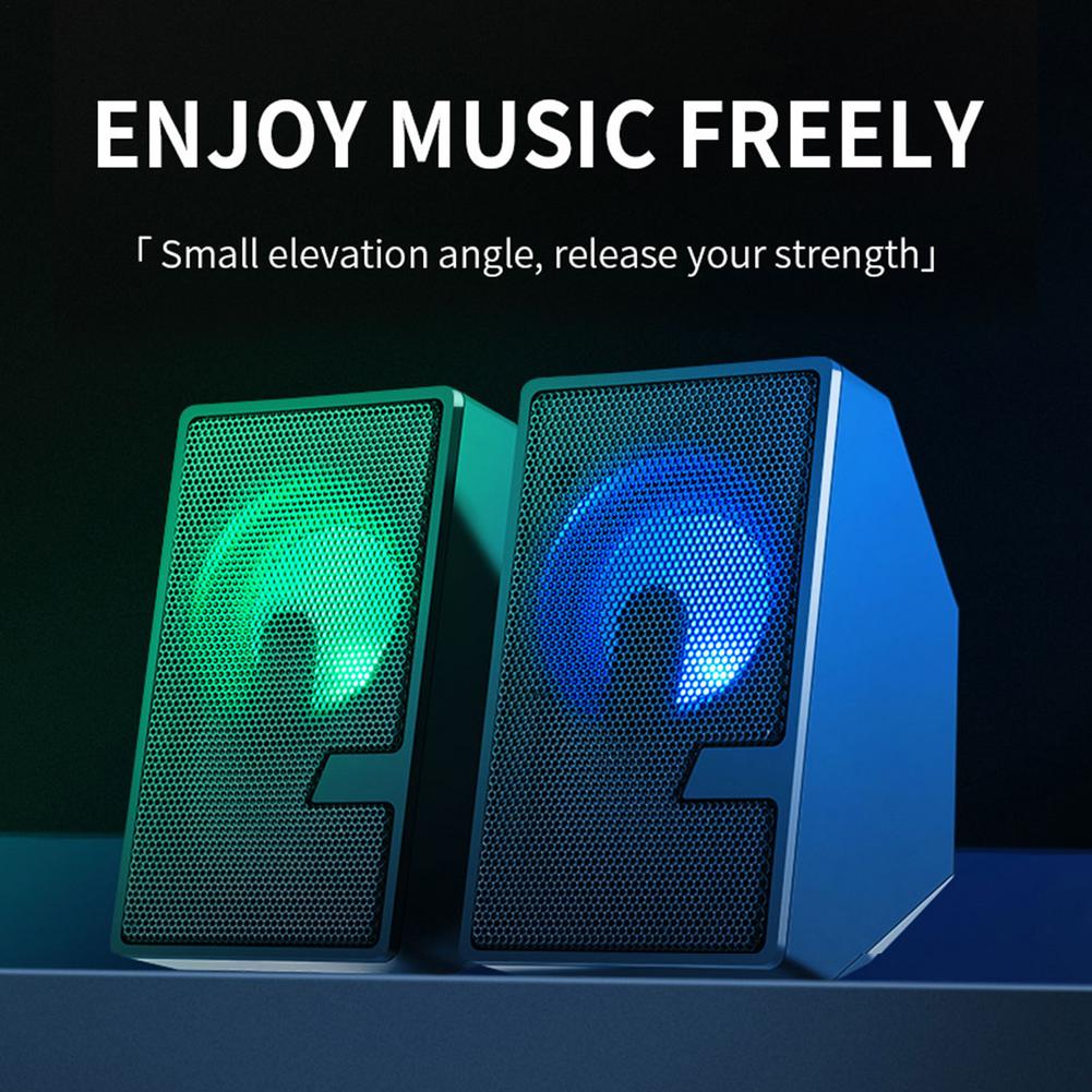 USB Wired Computer Speakers Bass Stereo Music Player Subwoofer Sound Box For Laptop Desktop Audio Speaker Multimedia Loudspeaker