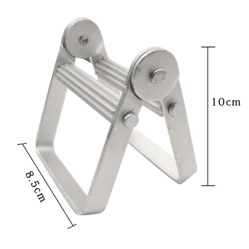 Tube Squeezer Lazy Toothpaste Dispenser Metal Squeezing Tools Hair Color Dye Cosmetic Paint Squeezer Tube Wringer Squeezer