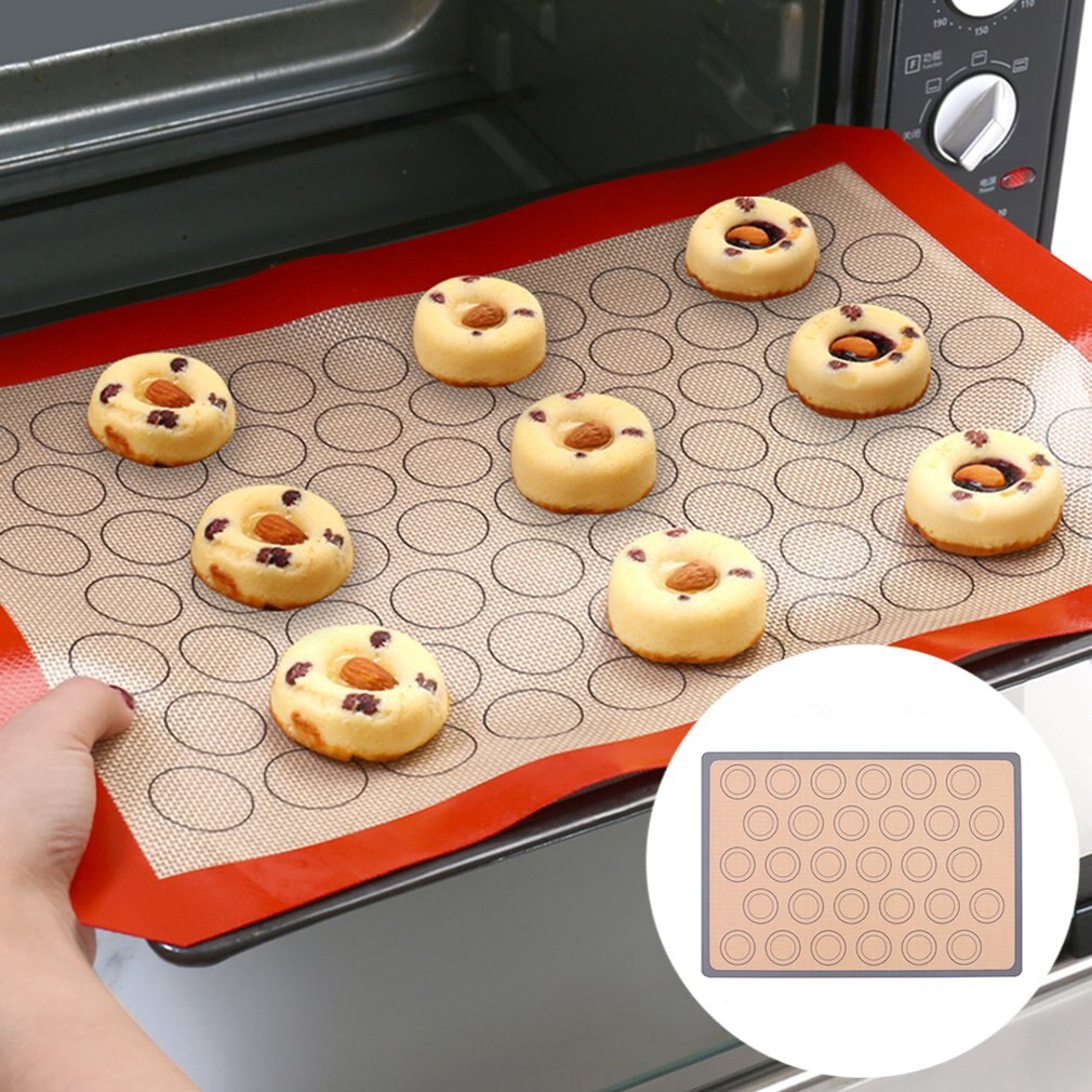 Silicone Macaron Baking Mat for Bake Pans Macaroon Pastry Cookie Makin Grade Nonstick Baking Kitchen