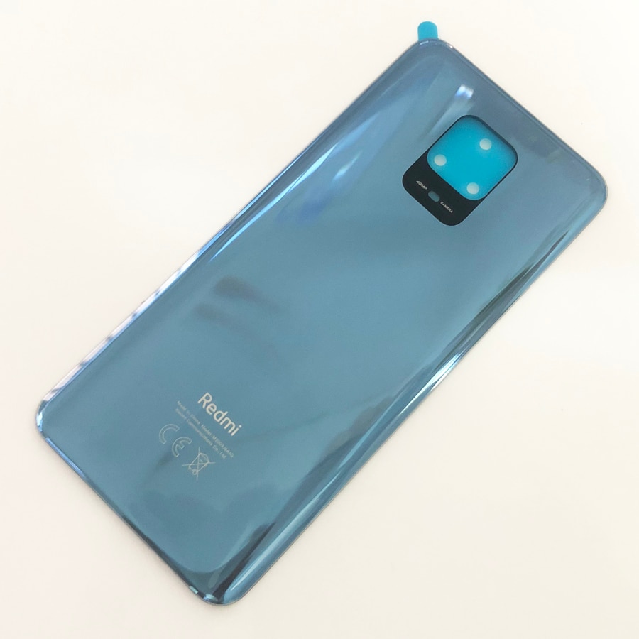 100% Origineel Voor Xiaomi Redmi Note 9S / Note 9 Pro Max Batterij Cover Deur Achter Glas Behuizing Case terug Batterij Cover Vervang