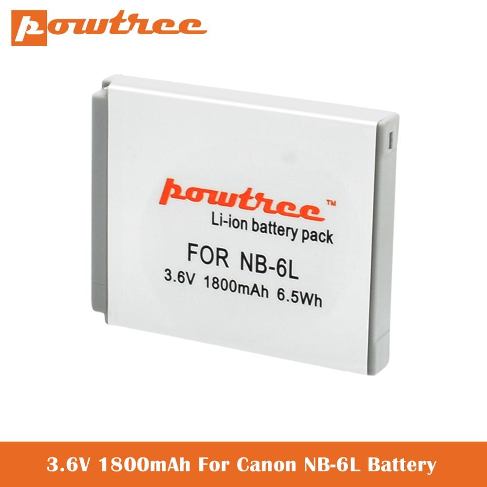 NB-6LH NB6L NB-6L Digital Battery for Canon Power-shot Camera HS SX520 SX530 SX540 SX600 SX610 SX700 SX710 IXUS 95 200 210 L20: 1 Picec Battery